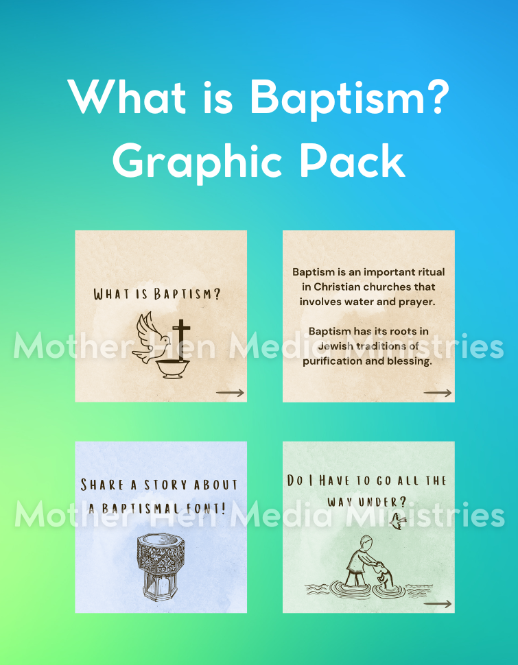 What is Baptism? Social Media Graphic Pack